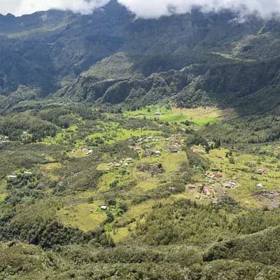 Mafate en Hélicoptère